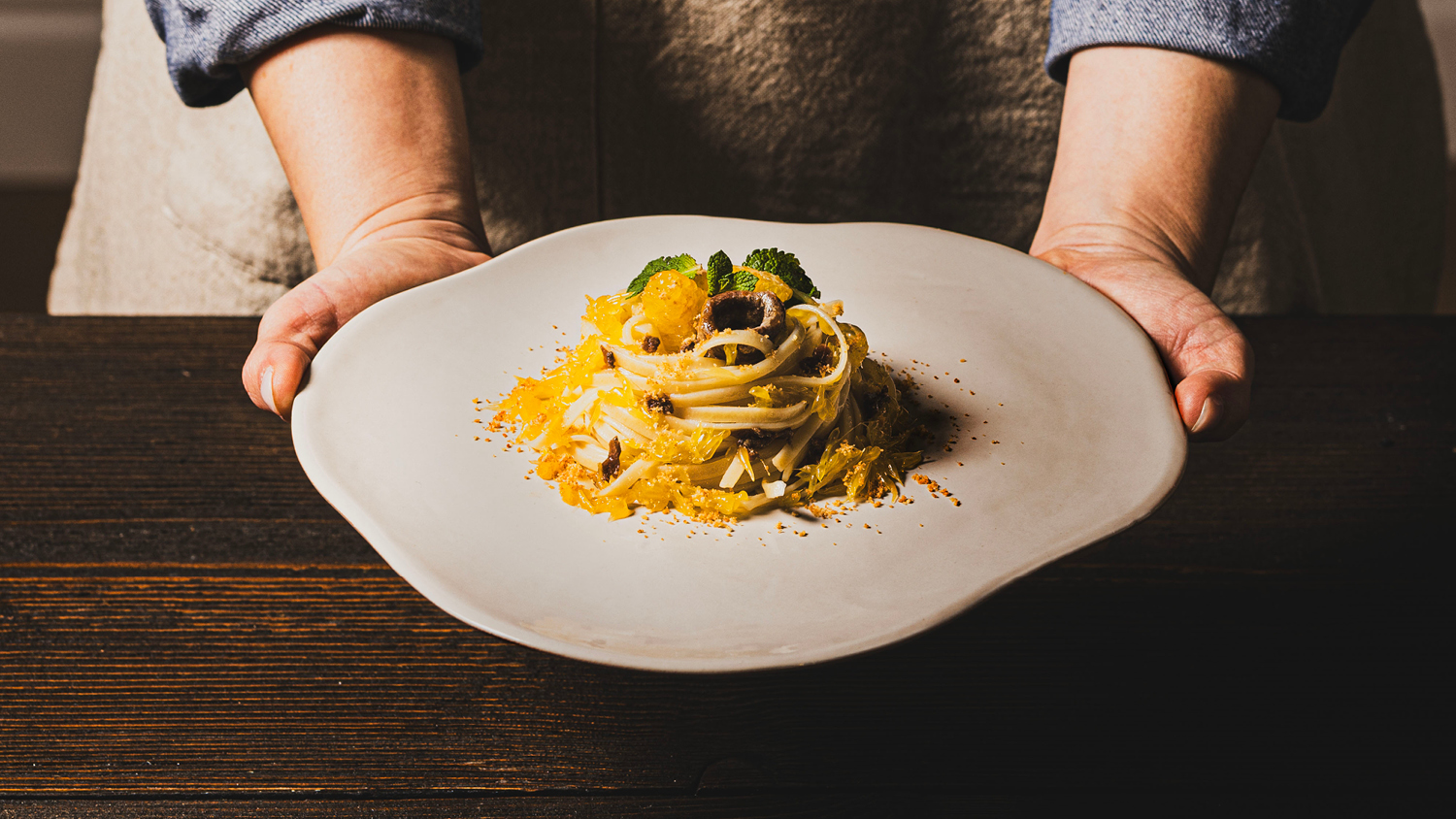 LINGUINE ARANCIA E ACCIUGHE